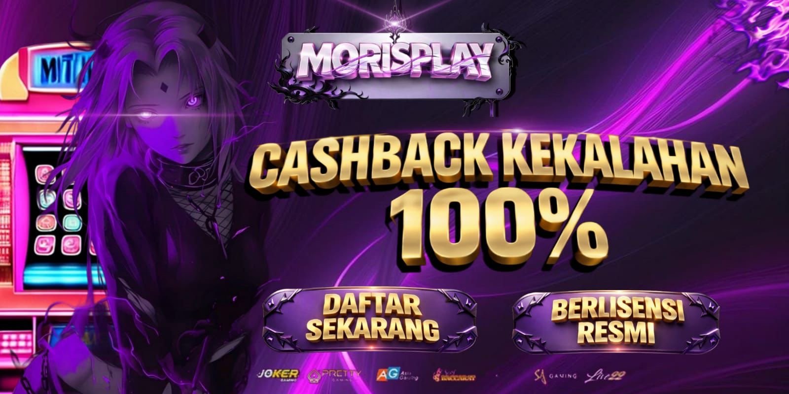 GARANSI CASHBACK HARIAN SLOT GAMES 100%